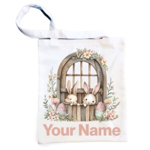 Easter Bag | 2 Bunnies In A Doorway