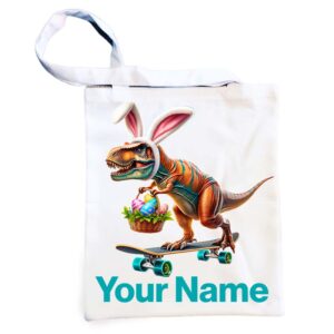 Easter Bag | Skateboarding Dinosaur