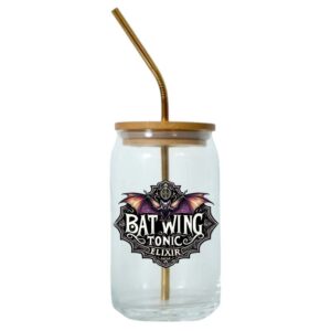 Bat Wing Tonic Elixir Potion Libbey Jar
