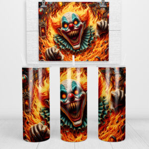 Carnival of Flames Skinny Tumbler