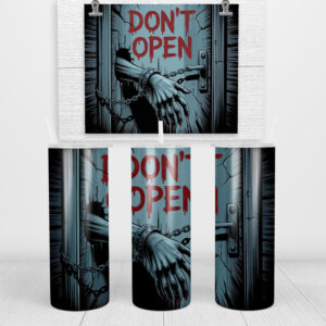 The Bloody Door Skinny Tumbler