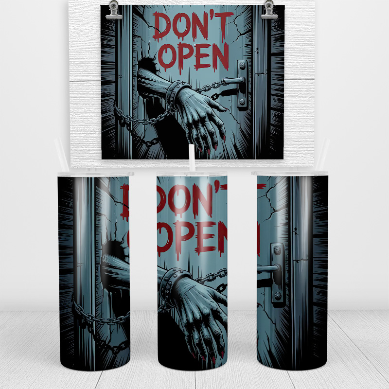 The Bloody Door Skinny Tumbler