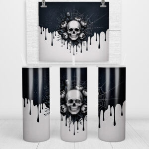 Midnight Bloom Skinny Tumbler