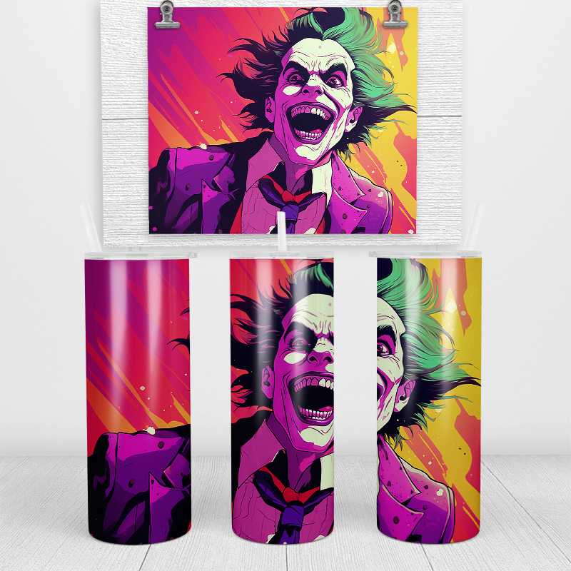 Maniacal Smile Skinny Tumbler