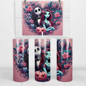 Gothic Rose Romance Skinny Tumbler