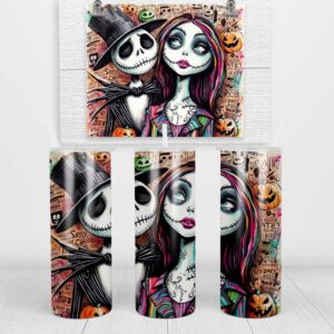 Haunted Graffiti Love Skinny Tumbler