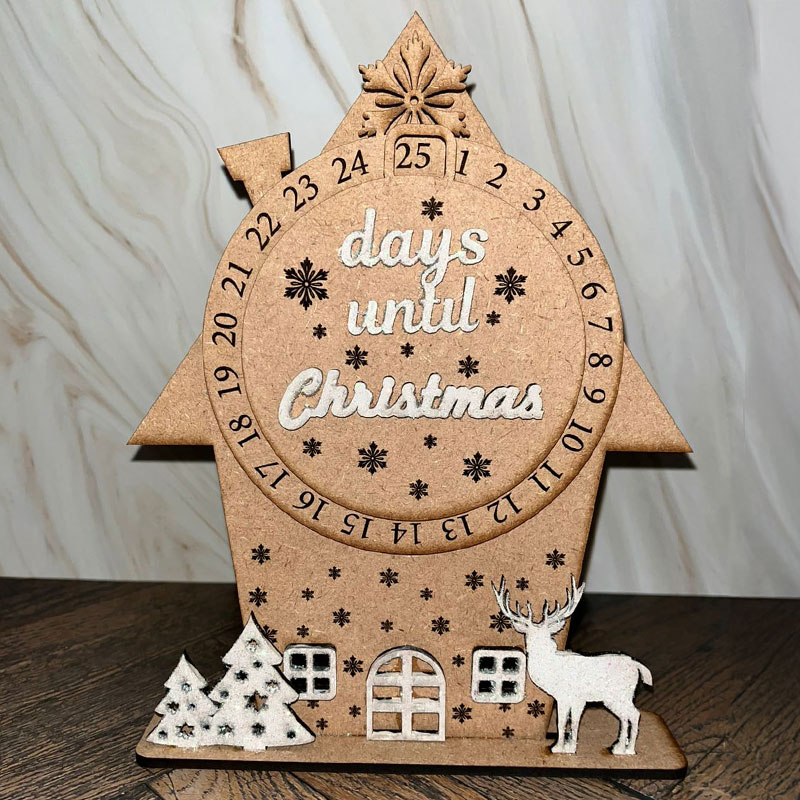 Christmas Countdown Cottage Decoration
