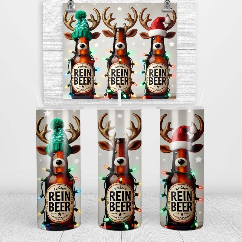 ReinBEER Holiday Skinny Tumbler