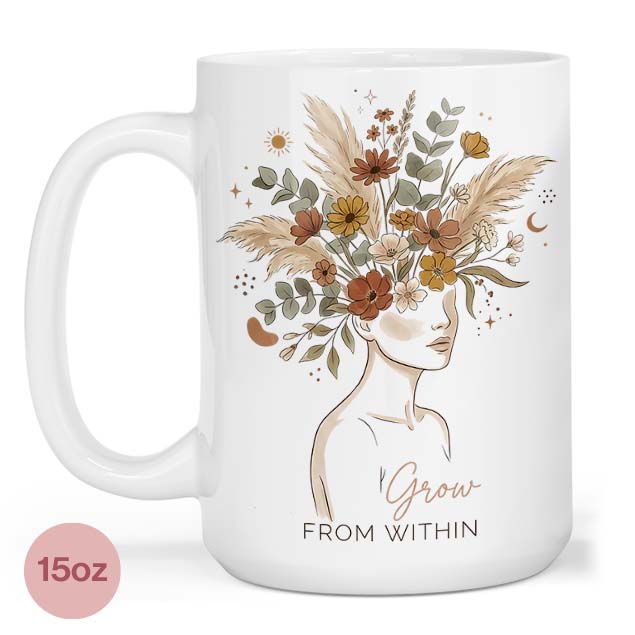 Boho Grow From Within 15oz Mug