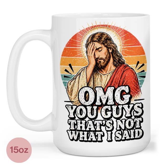 Divine Facepalm 15oz Mug